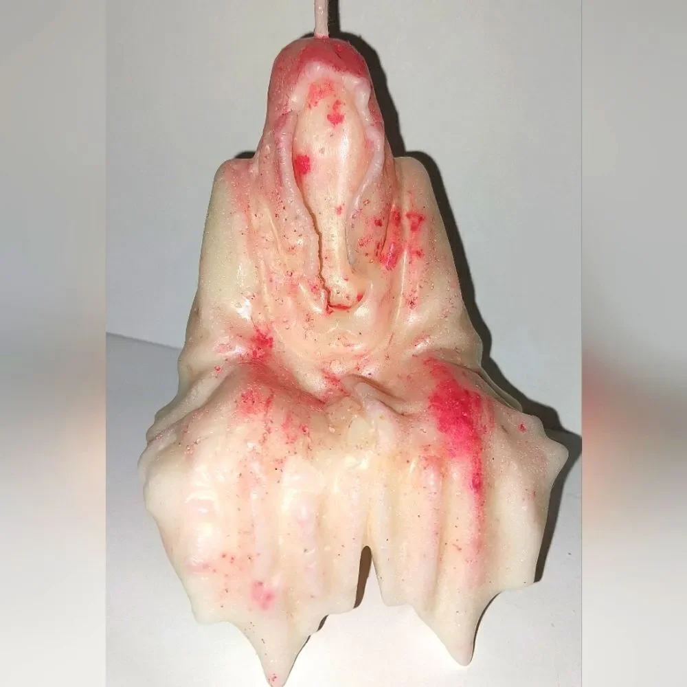 Hand crafted limited edition Grim reaper candle